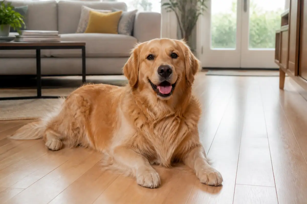 Clean pet-friendly living room