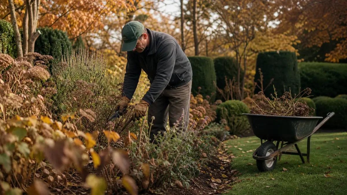 Autumn cutback wheelbarrow