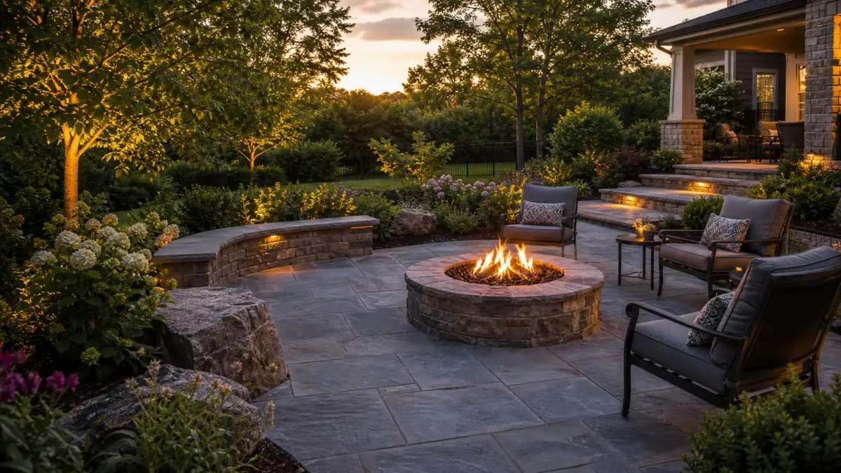 Hardscape after patio