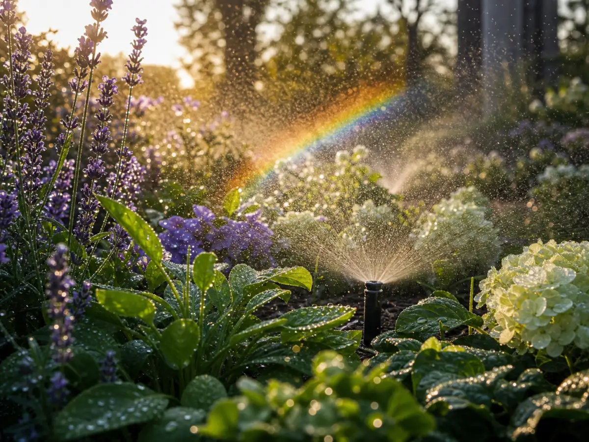 Irrigation mist garden