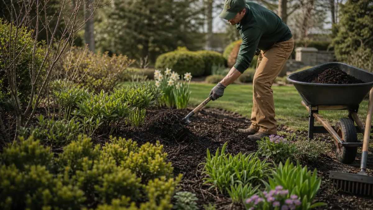 Spring cleanup mulch