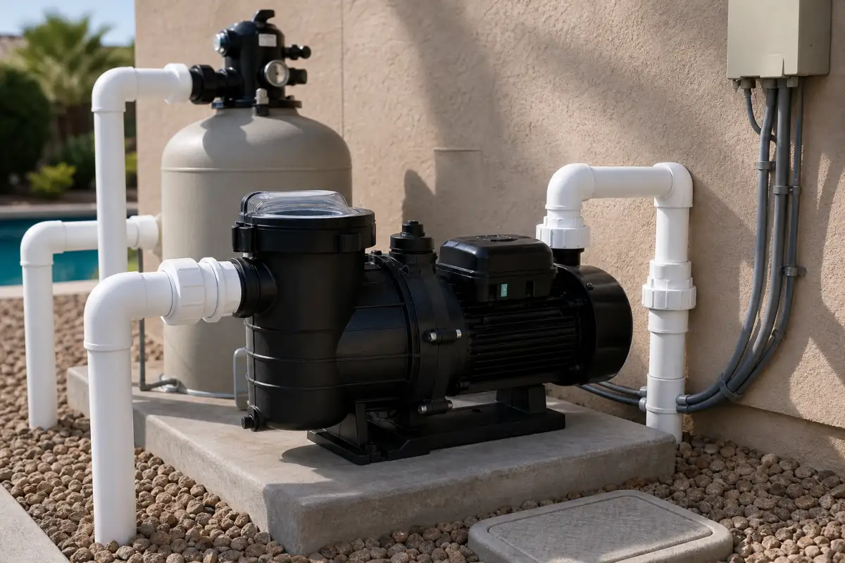 New pump installed during the rescue