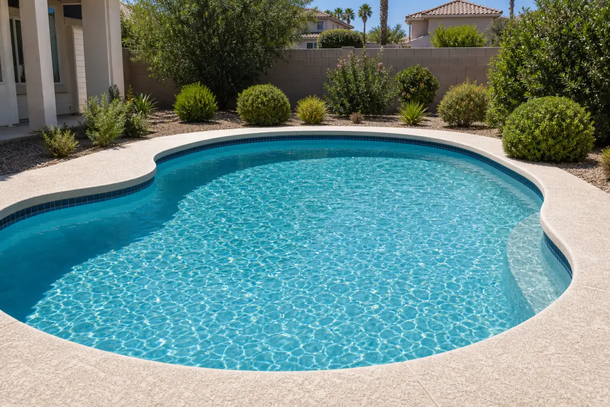 After: same pool, crystal clear