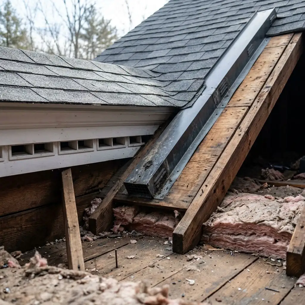 Attic ventilation detail