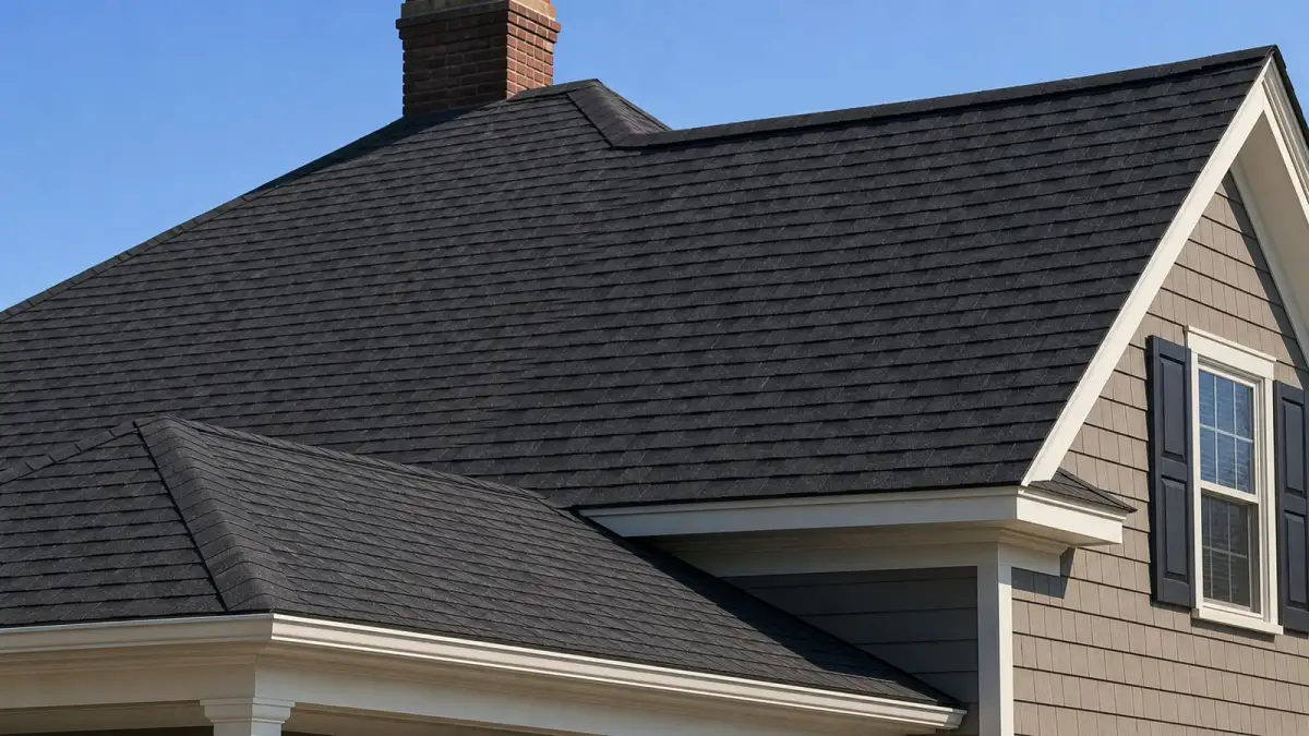 Architectural shingle roof