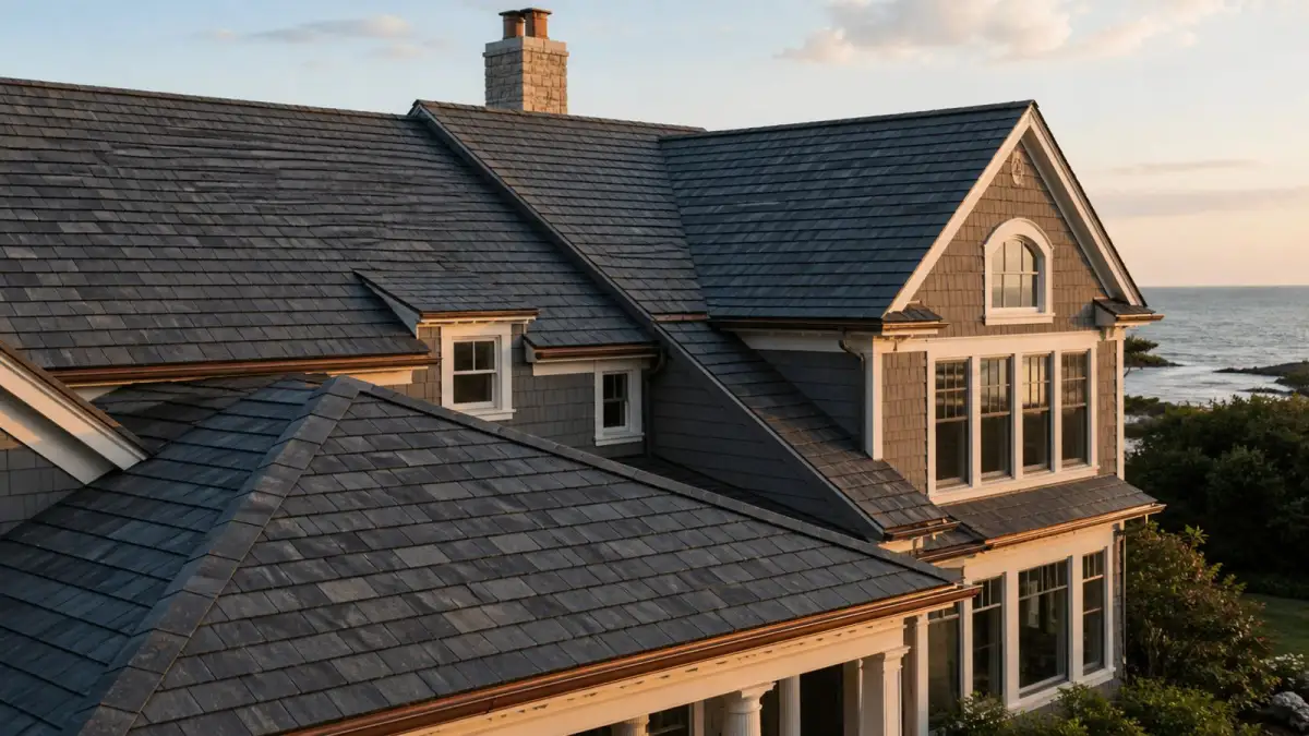 Designer shingle roof